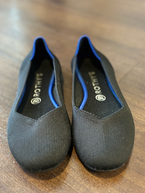 Rothy's Shoes - Rothy's Women’s The Flat Round Toe Black Ballet Flats Size 9.5